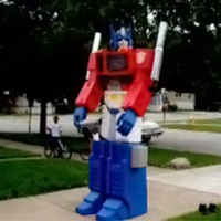 Giant Transformers Optimus Prime Costume