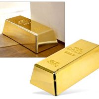 Gold Bar Doorstop