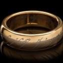 Gold-Plated Tungsten Carbide One Ring