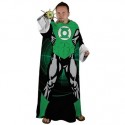 Green Lantern Fleece Cozy Blanket with Sleeves