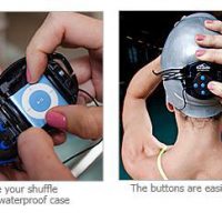 H2O Waterproof iPod Shuffle Swim Case and Headphones