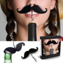 Handlebar Mustache Wine Corkscrew and Bottle Opener