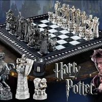 Harry Potter Sorcerer's Stone Final Challenge Chess Set