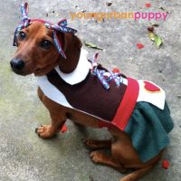 Heidi Oktoberfest Lederhosen Costume for Dogs