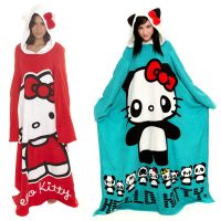 Hello Kitty Throw Blankets with Sleeves