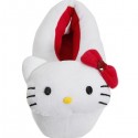 Hello Kitty White Plush Slippers