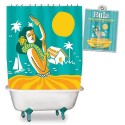 Hula Vinyl Shower Curtain