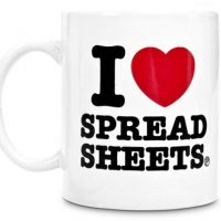 I Love Spreadsheets Mug