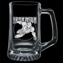 Iron Man Premium Etched Glass Stein