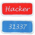 Iron-on Geek Term Patches