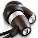 JLab Acoustic Natural Ebony Wood and Metal Fusion Earphones