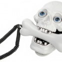 Jumping Eyes Skull Phone with Bone Headset