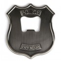 Kikkerland Police Badge Stainless Steel Bottle Opener