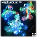 Laser Pegs 3 in 1 Build Kit