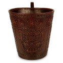 Leather Waste Basket