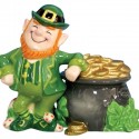 Leprechaun & Pot of Gold - Salt & Pepper Shakers