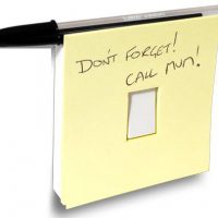 Light Switch Reminder Notes