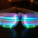 Light up LED Multicolor Rockstar Sunglasses