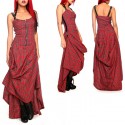 Lip Service Red Plaid Long Halter Dress