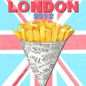 London 2012 Olympics Chips Metal Sign