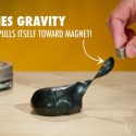 Magnetic Thinking Putty With Micron-sized Magnets
