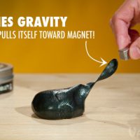 Magnetic Thinking Putty With Micron-sized Magnets