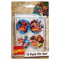 Marvel 4-Pack Pin Set