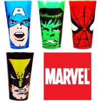 Marvel Glass Tumbler Set