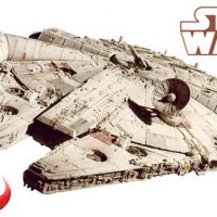 Millennium Falcon Wall Cling