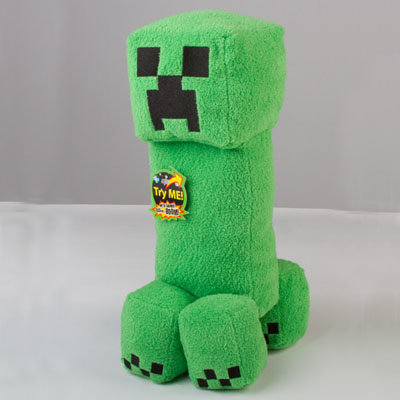 Minecraft Houses on Minecraft Creeper Plush Toy With Sound