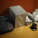 Mini Business Card File Cabinet