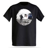 Moon Landing TARDIS Photobomb T-Shirt