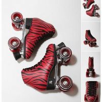 Moxi Zebra Roller Skates