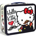Mustache Hello Kitty Lunch Box