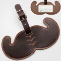 Mustache Luggage Tag