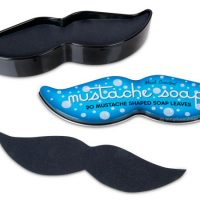 Mustache Soap Leaves