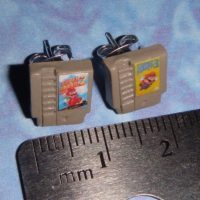 NES game earrings