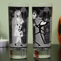 Nightmare Before Christmas Jack & Sally Shot Glasses
