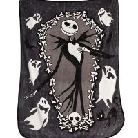 Nightmare Before Christmas Jack Skellington Coffin Throw