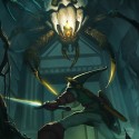 Ocarina of Time Skulltula vs Link Poster