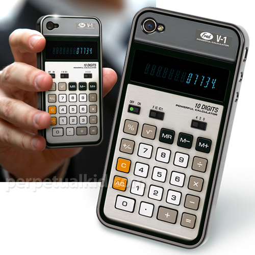 The photo of the OldSchool Calculator iPhone 4 Case looks so real that I