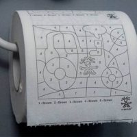 Paint By Numbers Toilet Paper