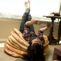 Pancake Floor Pillows by Todd von Bastiaans