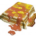 Pancakes, Butter & Syrup Quilt with Bacon Rug