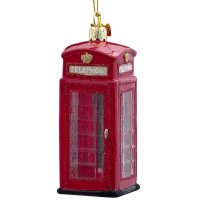 Phone Booth Christmas Ornament