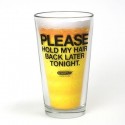 Please Hold My Hair Back Later Tonight - Pint Glass