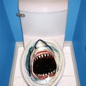 Prank Shark Toilet Topper