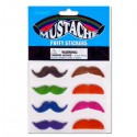 Puffy Mustache Stickers