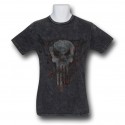 Punisher Acid Wash Symbol T-Shirt
