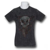 Punisher Acid Wash Symbol T-Shirt